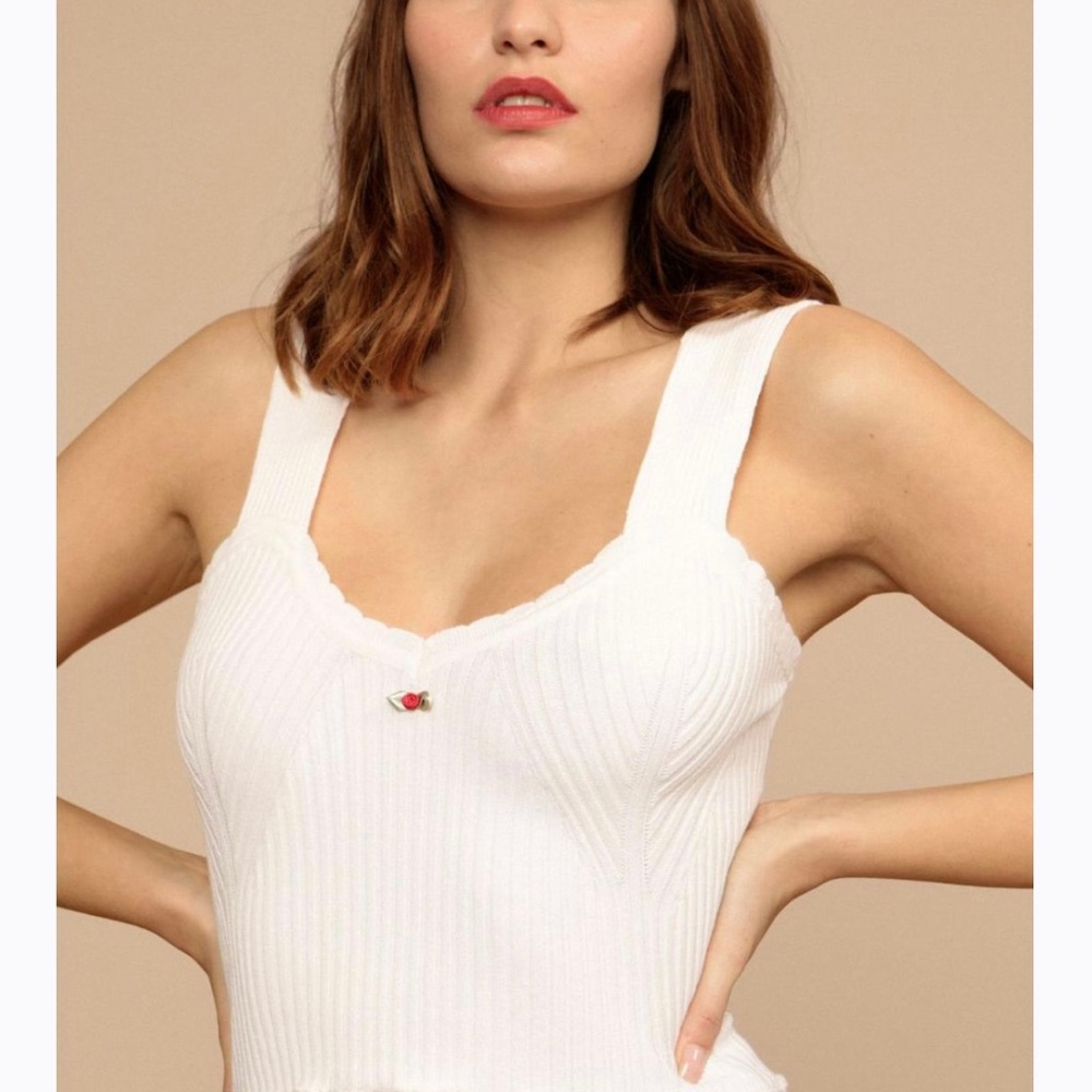 Rouje
Womens Gianni Top
Blancuni
Size 38